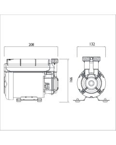 2.0 bar Single Shower Pump