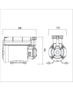 2.0 bar Single Shower Pump